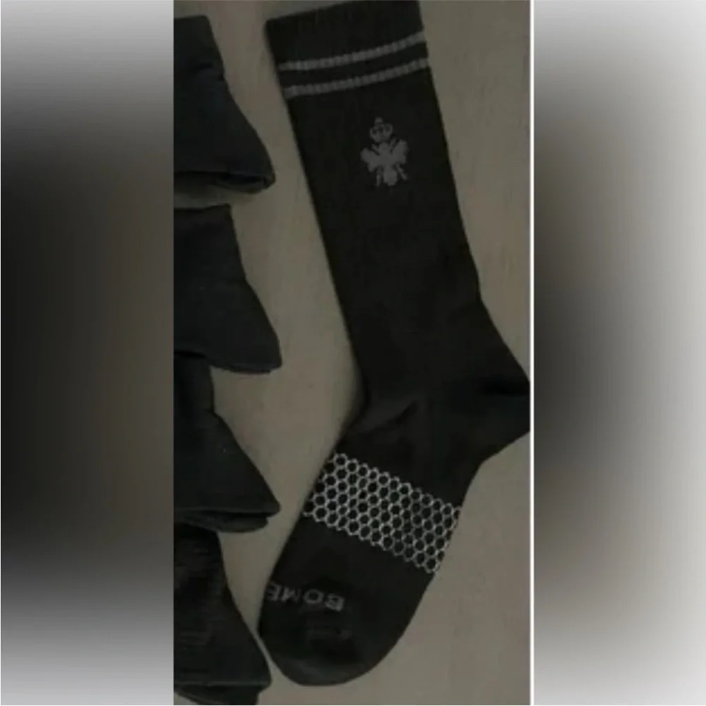 ❤️ 🆕 BOMBAS BLACK HIGH SOCKS SIZE SMALL